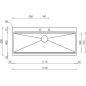 CM SUPERIOR 116x50 ÉVIER 1 CUVE ACIER INOXYDABLE BROSSÉ CM SUPERIOR 116x50 ÉVIER 1 CUVE ACIER INOXYDABLE BROSSÉ
