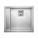 CM CALYPSO 58x51 KITCHEN SINK 1BOWL BRUSHED STAINLESS STEEL - MADE IN ITALY