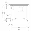 CM CALYPSO 58x51 EINBAUSPÜLE EDELSTAHL GEBÜRSTET