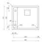 LAVELLO CM CALYPSO 58x51 1 VASCA ACCIAIO INOX SATINATO LAVELLO CM CALYPSO 58x51 1 VASCA ACCIAIO INOX SATINATO