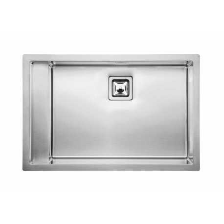 CM CALYPSO 78x51 KITCHEN SINK 1BOWL BRUSHED STAINLESS STEEL - MADE IN ITALY