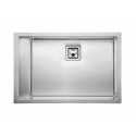 CM CALYPSO 78x51 KITCHEN SINK 1BOWL BRUSHED STAINLESS STEEL - MADE IN ITALY