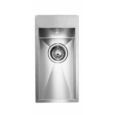CM FILOQUADRA MIX 23x50 KITCHEN SINK 1 BOWL BRUSHED STAINLESS STEEL - MADE IN ITALY