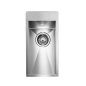 CM FILOQUADRA MIX 23x50 KITCHEN SINK 1 BOWL BRUSHED STAINLESS STEEL - MADE IN ITALY