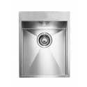 CM FILOQUADRA MIX 39x50 KITCHEN SINK 1 BOWL BRUSHED STAINLESS STEEL - MADE IN ITALY