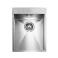 CM FILOQUADRA MIX 39x50 KITCHEN SINK 1 BOWL BRUSHED STAINLESS STEEL - MADE IN ITALY