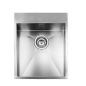 CM FILOQUADRA MIX 45x50 KITCHEN SINK 1 BOWL BRUSHED STAINLESS STEEL - MADE IN ITALY