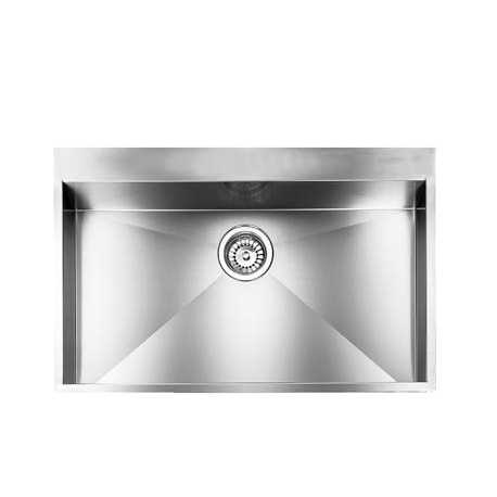 LAVELLO CM FILOQUADRA MIX 77x50 1 VASCA ACCIAIO INOX SATINATO