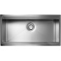 CM MAJOR 86x45 KITCHEN SINK 1 BOWL BRUSHED STAINLESS STEEL UNDERMOUNT- MADE IN ITALY