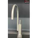 NOBILI KANG SINGLE LEVER SINK MIXER TAP BRUSHED STAINLESS STEEL