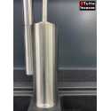 NOBILI KANG SINGLE LEVER SINK MIXER TAP BRUSHED STAINLESS STEEL