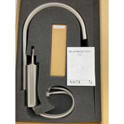 NOBILI KANG SINGLE LEVER SINK MIXER TAP BRUSHED STAINLESS STEEL